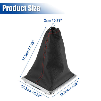 Gear Shift Knob Gaiter Boot Cover Red Line for Ford