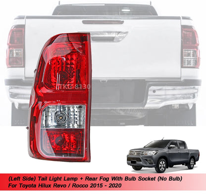 LH Tail Light with Bulb Socket for Toyota Hilux 1kd(2015-2020)