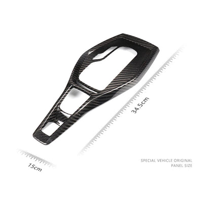 Real Carbon Fiber Gear Shift Knob Panel Cover Trim fit For Camaro 2016-2019