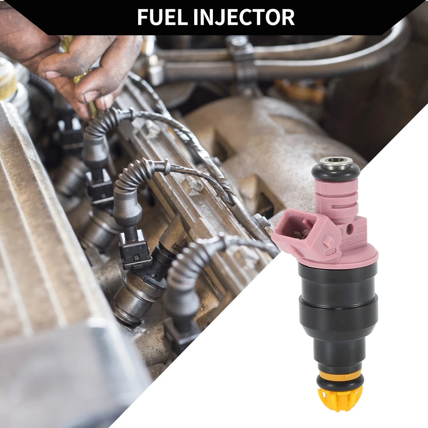 Fuel Injector for BMW 328i Base 1996-1999 2.8L Pink 1 x Unit