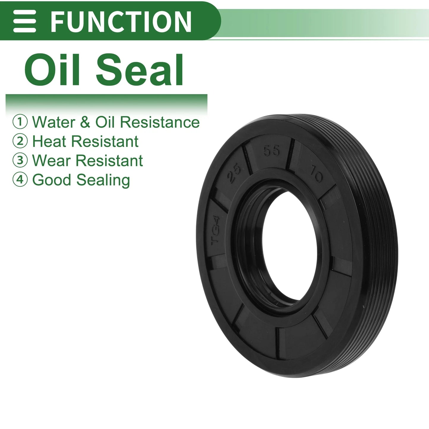 Oil Seal 25x55x10mm Seal Ring Rotary Shaft Seal NBR for MakeModel