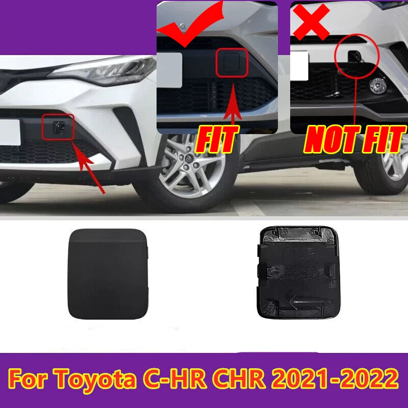 Front Bumper Tow Hook Eye Cover Cap / 1 / Front Bumper Tow Hook Eye Cover Cap for Toyota C-HR (2021–2022)