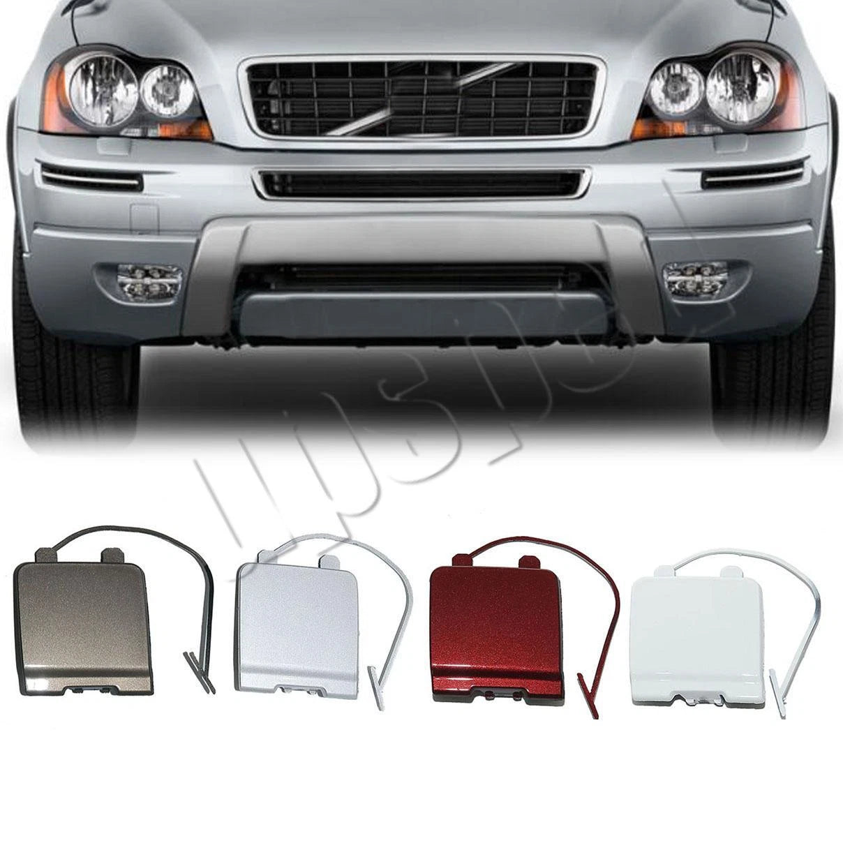 Front Bumper Tow Hook Hole Eye Cover Cap for Volvo XC90 (2007–2013)