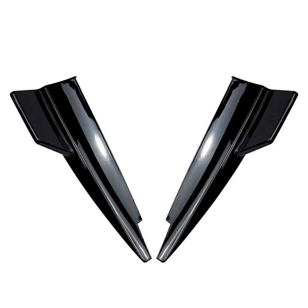 Black Rear Bumper Splitter Side Vents for Mercedes CLA-Class (2013-2019)