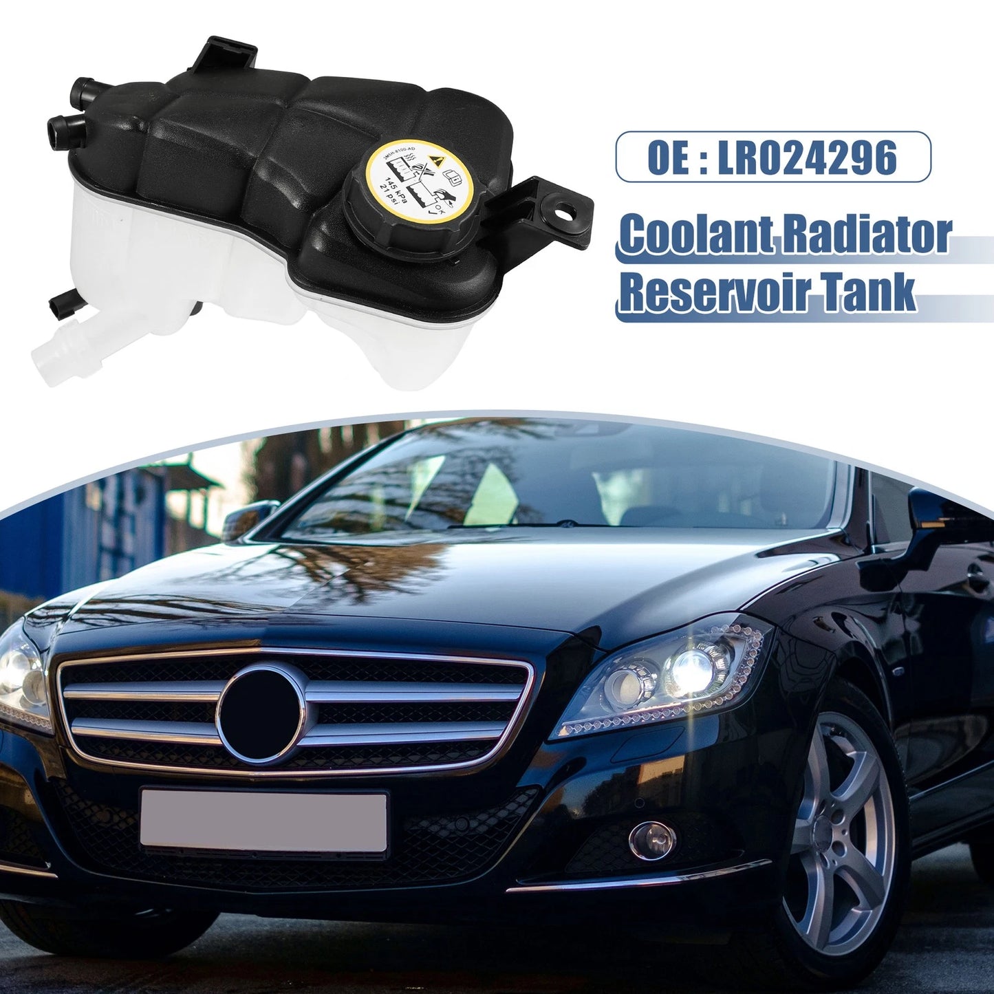 Coolant Reservoir Tank with Cap Sensor for Land Rover LR2 (2008-2015)