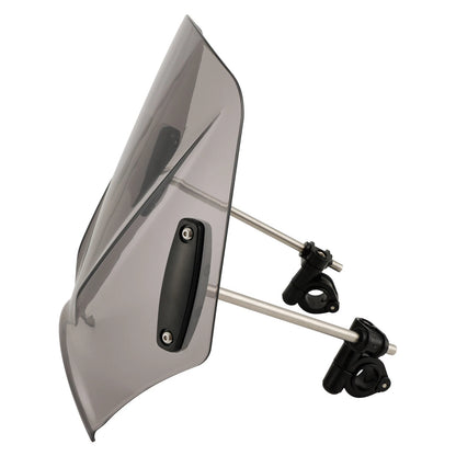 Windshield for motorcycles with 22 mm/7/8" handlebars