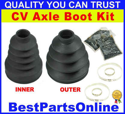 2 x CV Axle Boot Kit / REAR / Inner & Outer for Ford Expedition (2003–2005)