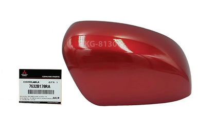 RH Mirror Cover Red for Mitsubishi Mirage Hatchback (2012-2022)