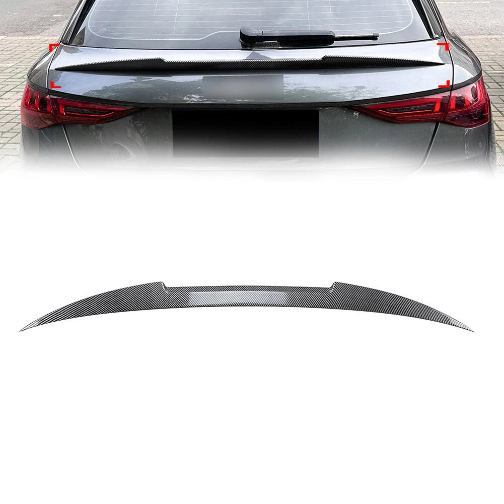 Rear Trunk Spoiler Wing for Audi A3 S3 RS3 8Y 5-Door Sportback (2021-2024)