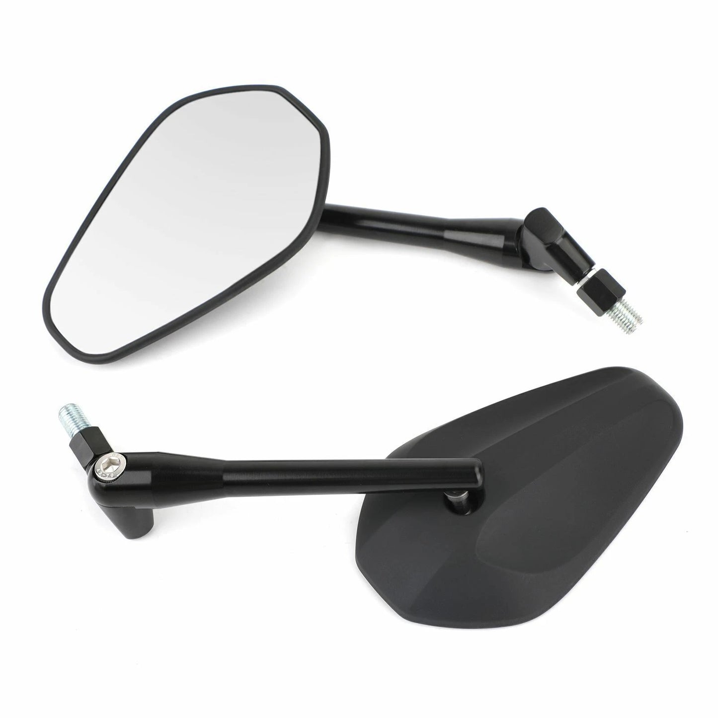 Pair Handlebar Mirrors for Moped Quad ATV Scooter (2010-2023)