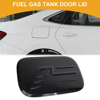 Fuel Tank Door Cap for Kia Carnival 2020-2025 Carbon Fiber Black