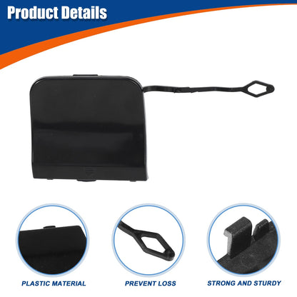 Rear Tow Hook Cover for Mercedes-Benz C-Class (2015-2021) Black