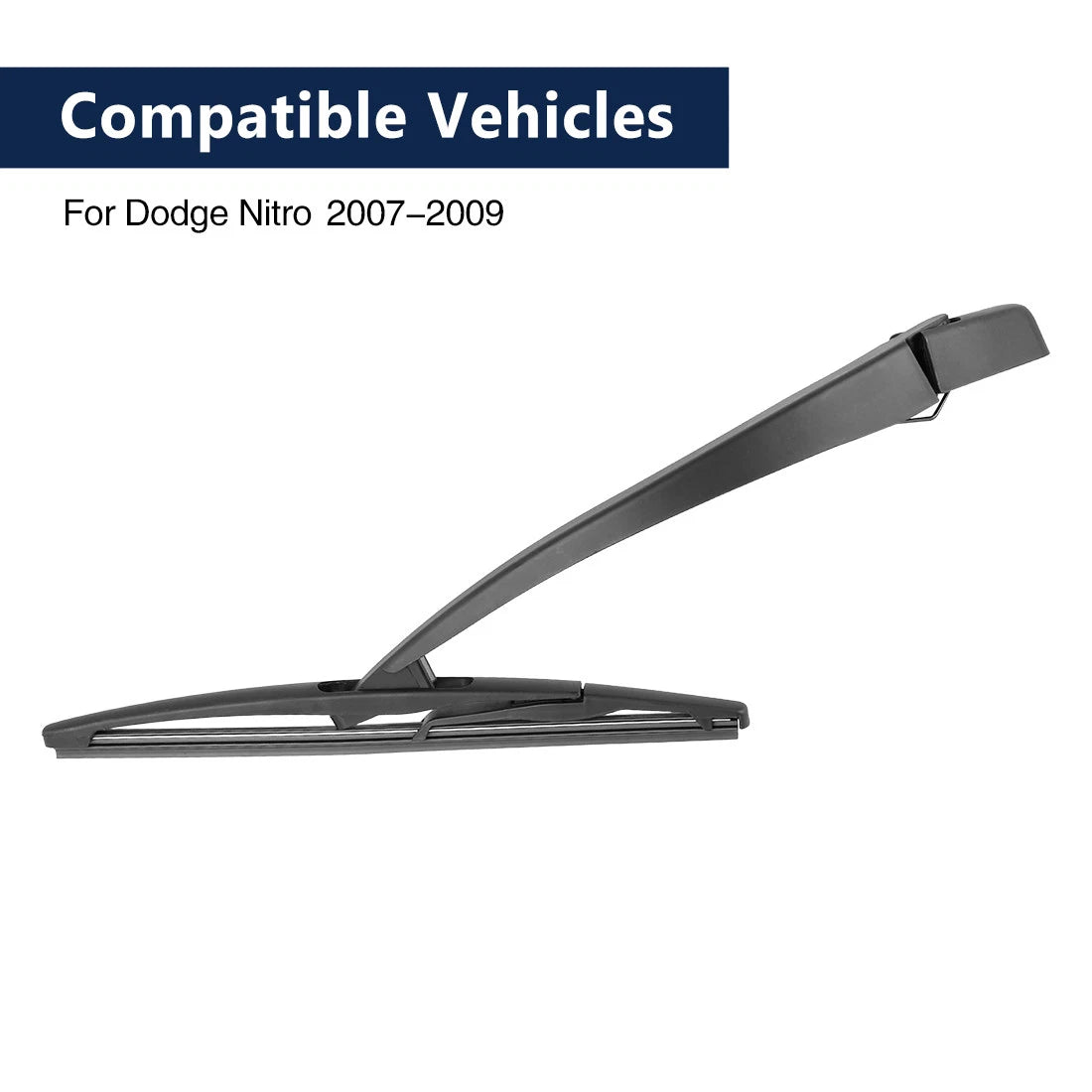 Rear Windshield Wiper Blade Arm Set for Dodge Nitro (2007 - 2009)
