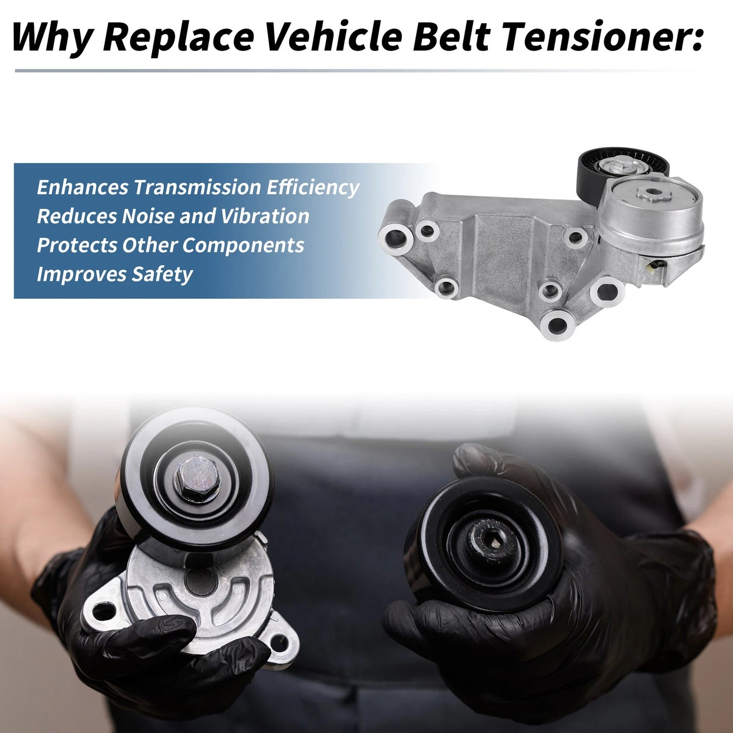 Belt Tensioner for Ford Focus 1998-2004 - Metal 1 x Unit