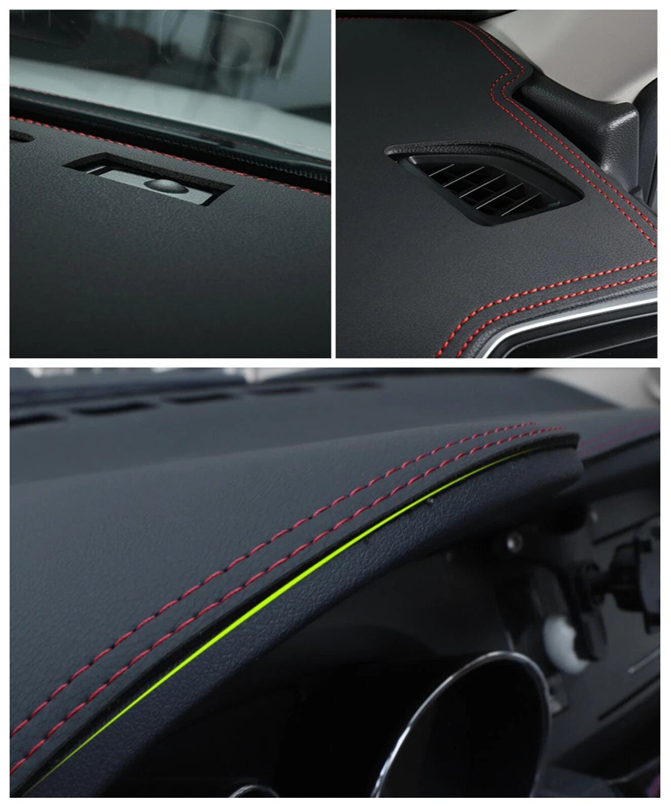 Leather Dashboard Cover Mat for Kia Carnival (2025–2027)