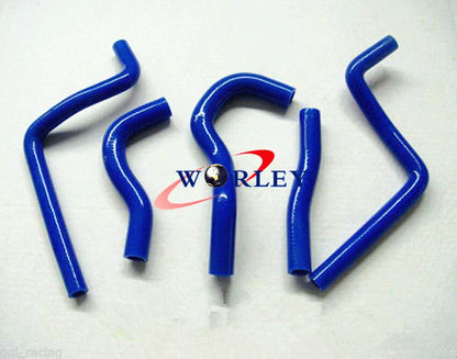 Aluminum Radiator + Blue Hose for Honda CR125 CR125R (2002-2003)