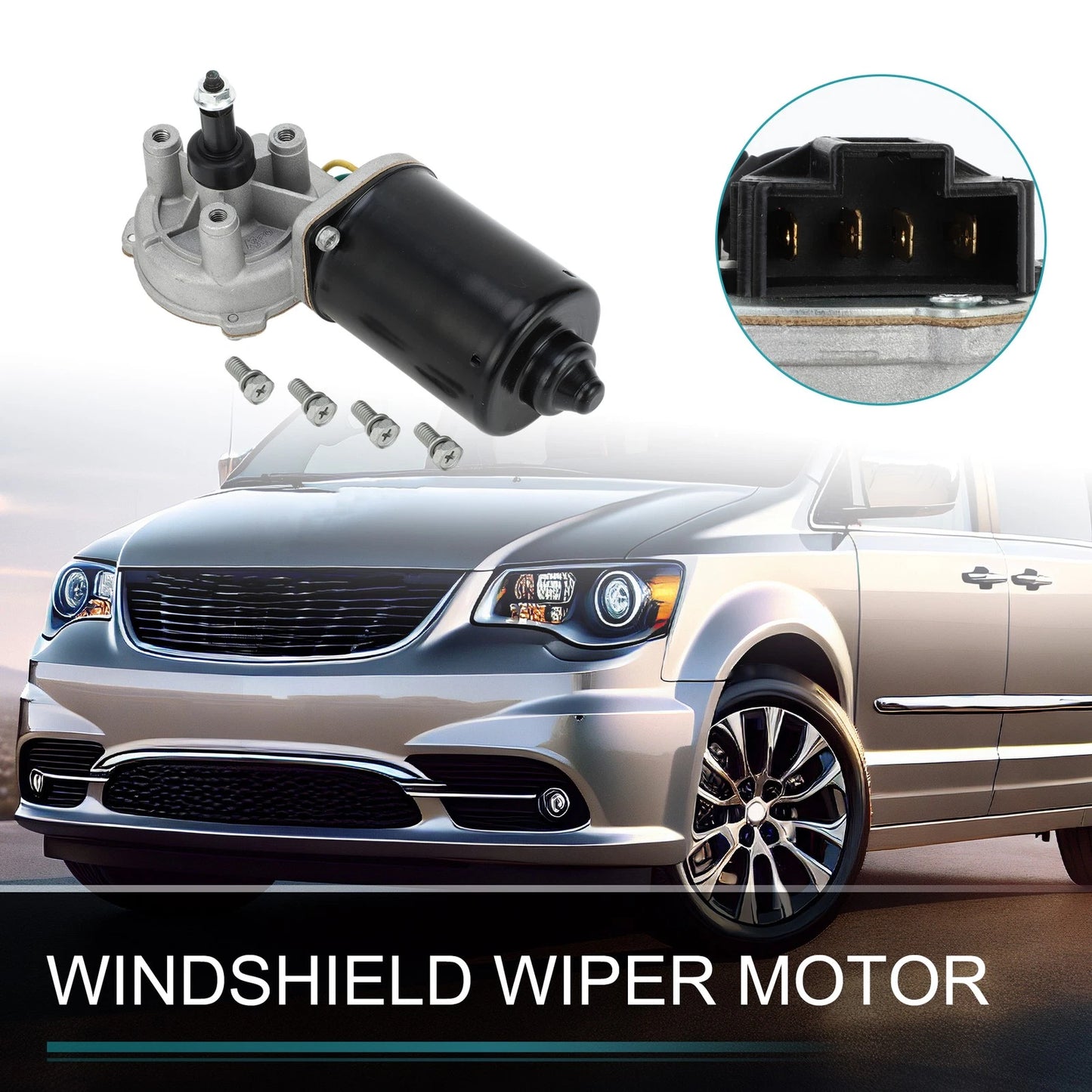 Front Windshield Wiper Motor for Chrysler Town & Country (1990 - 1995)