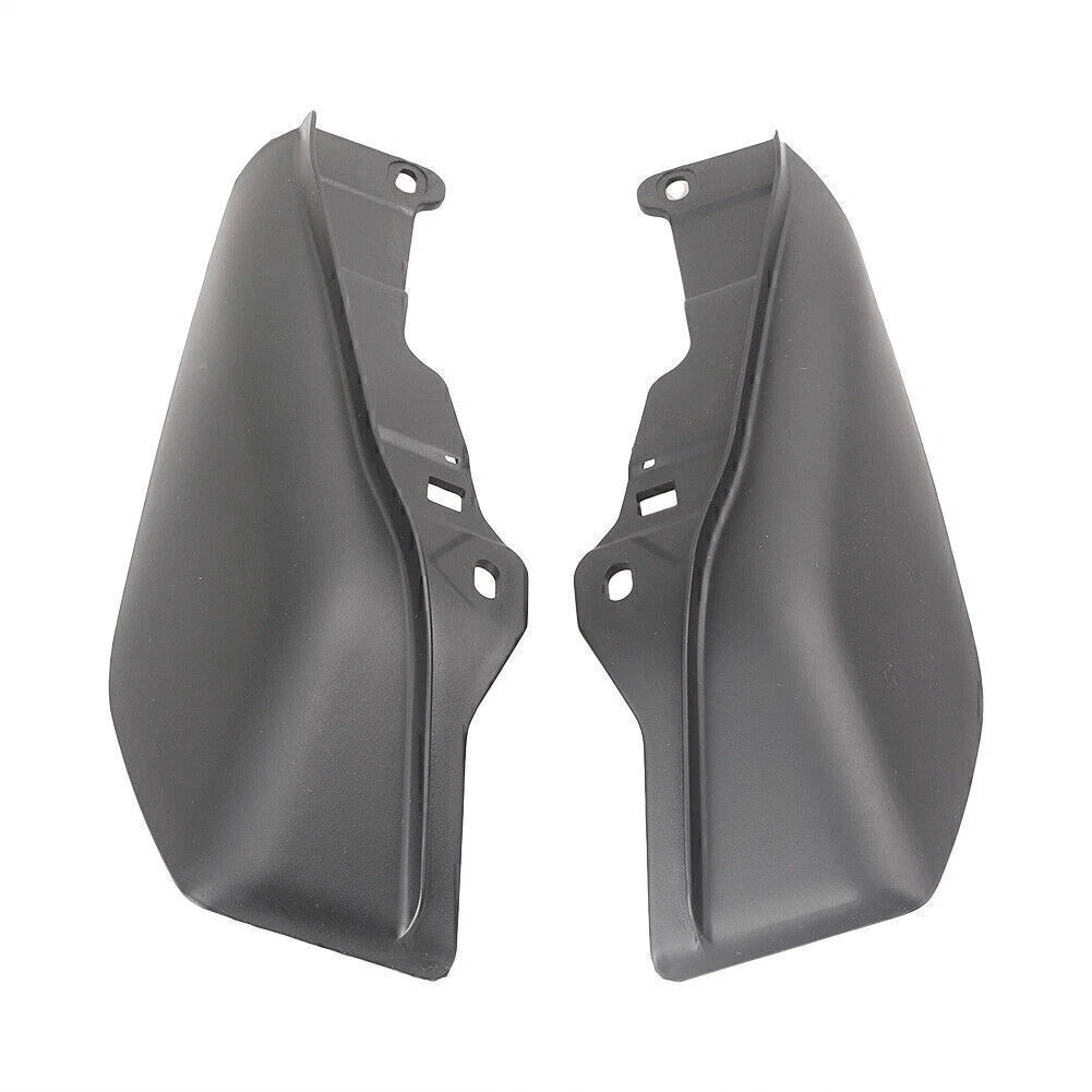 2 x Motorcycle Mid-Frame Air Heat Deflectors for Harley Touring (2009-2016) Black