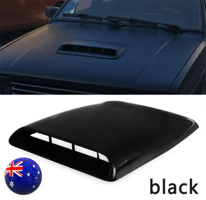 Glossy Black Bonnet Hood Scoop Air Flow Vent Cover for Car (1Pcs)