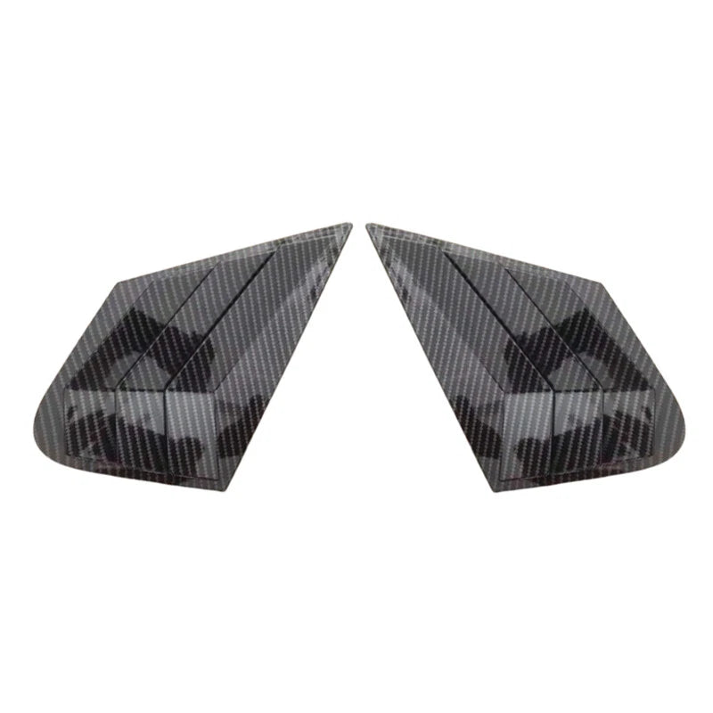 Carbon Fiber Rear Side Window Quarter Louver Cover Trim Kia Optima (2016–2020)