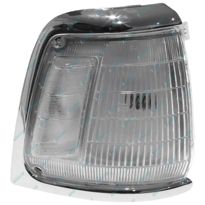 RH Chrome Corner Light W/ Clear Hump for Toyota Hilux LN85 RN85 4cyl 2.4L 91-97