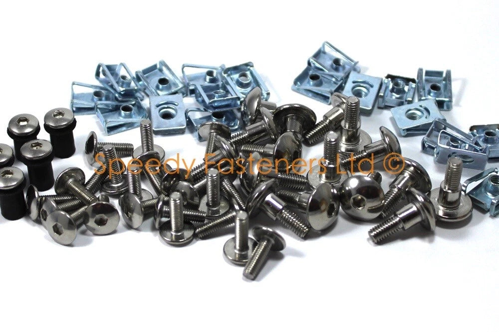 Stainless Steel Bolts Clip Set + dzus for Honda VF1000R (1984–1985)
