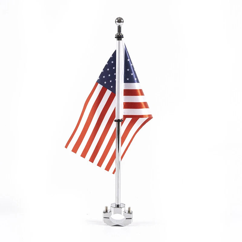 Yamaha Kawasaki Motorcycle Luggage Rack Mount for American Flag Pole