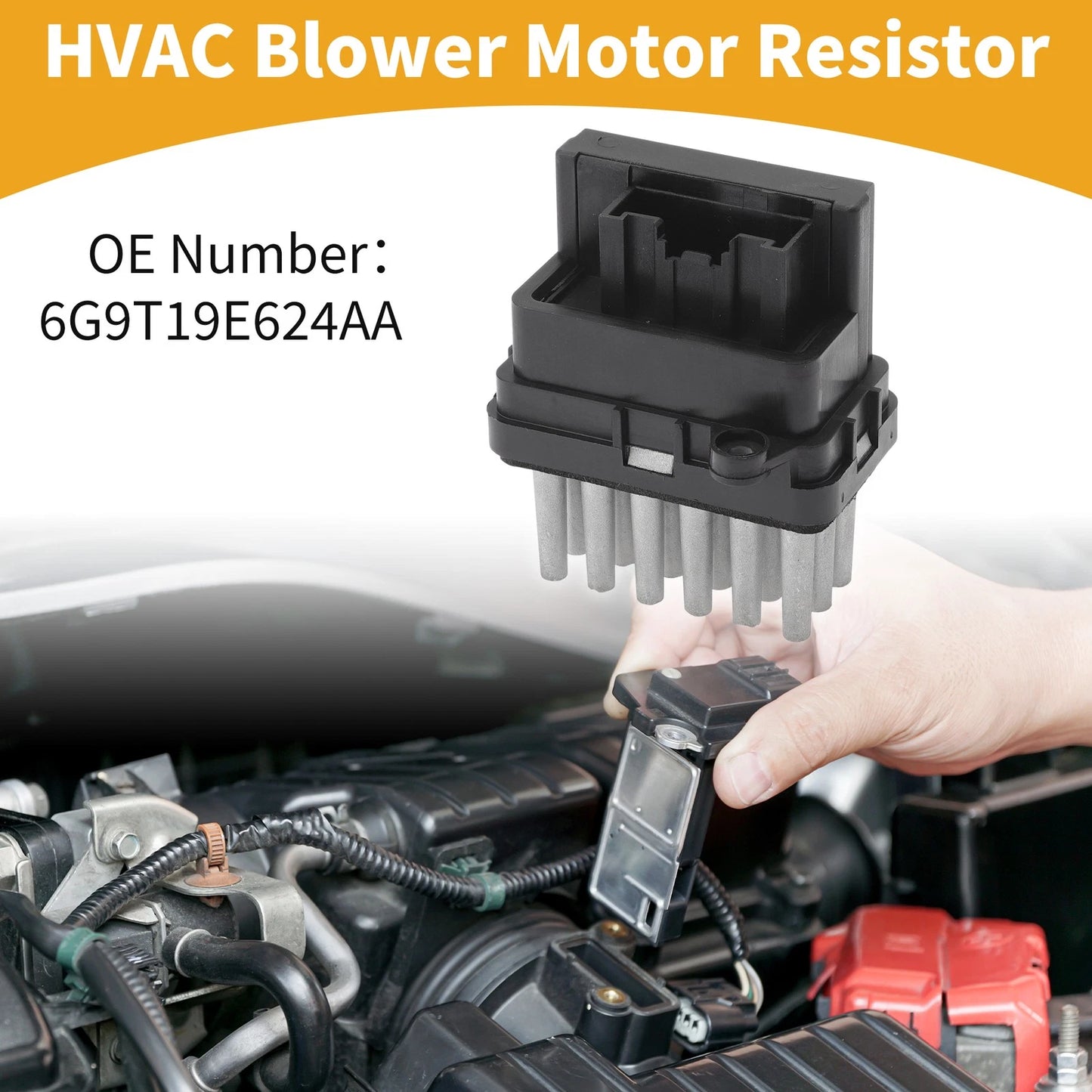 Blower Motor Resistor for Ford Edge (2018-2024)