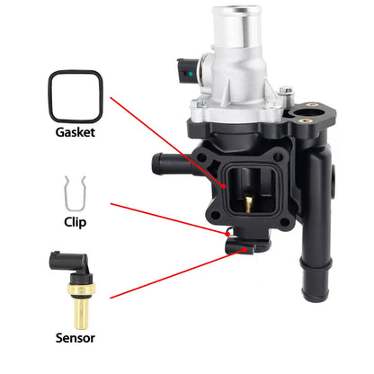 Thermostat Assembly Water Outlet for Chevrolet Sonic Cruze (2012–2016)