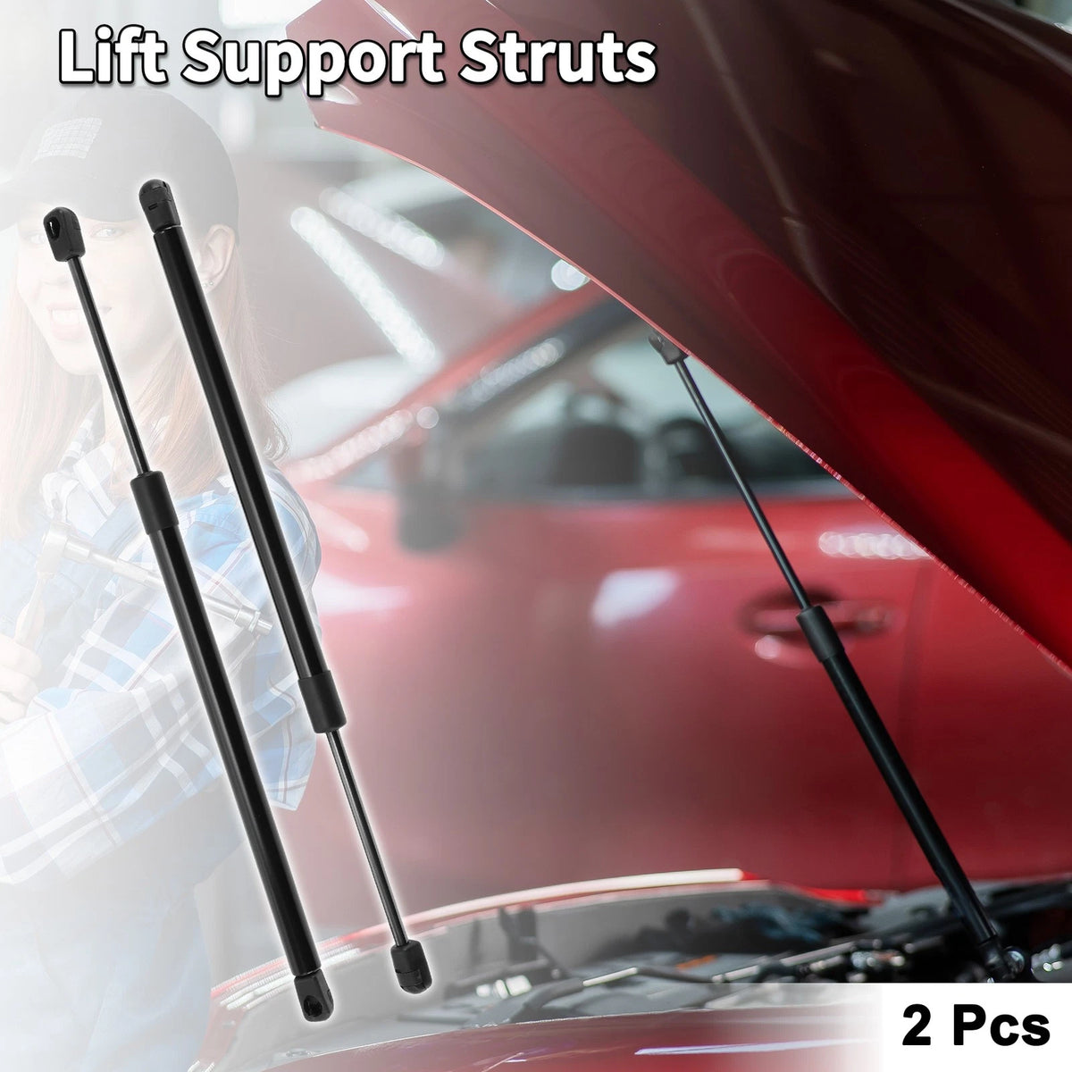 Hood Lift Supports Struts for Honda Accord (1998-2002)