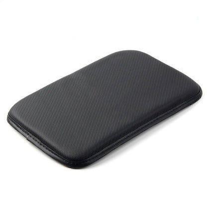 Carbon Center Console Armrest Cushion Mat Pad Cover for Universal Car