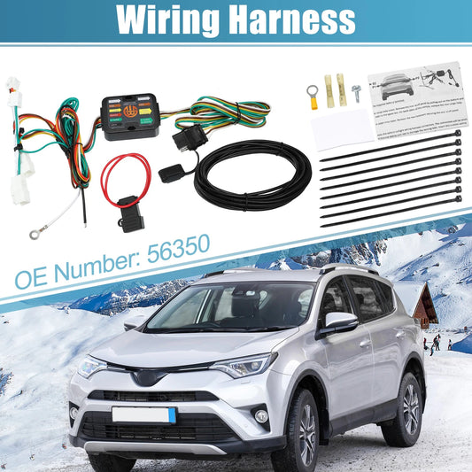4-Pin Trailer Wiring Harness / 1 Set for Toyota Avalon RAV4 (2013–2018)