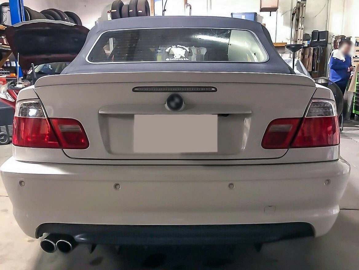 Boot Lip Spoiler for BMW E46 Convertible Topaz Blue (2000-2006)