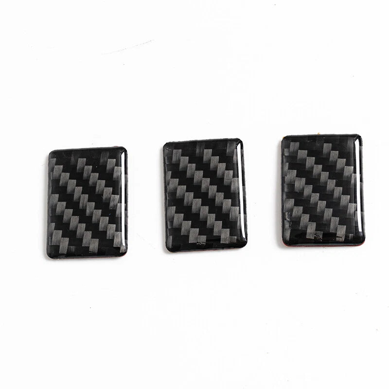 Carbon Fiber Rear Console Seat USB Panel Cover Trim for Dodge Charger (2015-2022)