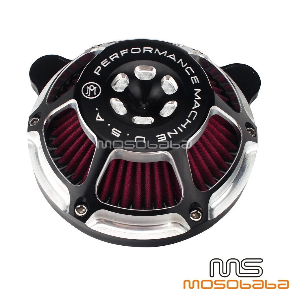 Air Filter Intake Cleaner for Harley Road Street Glide Dyna Softail (08-17)