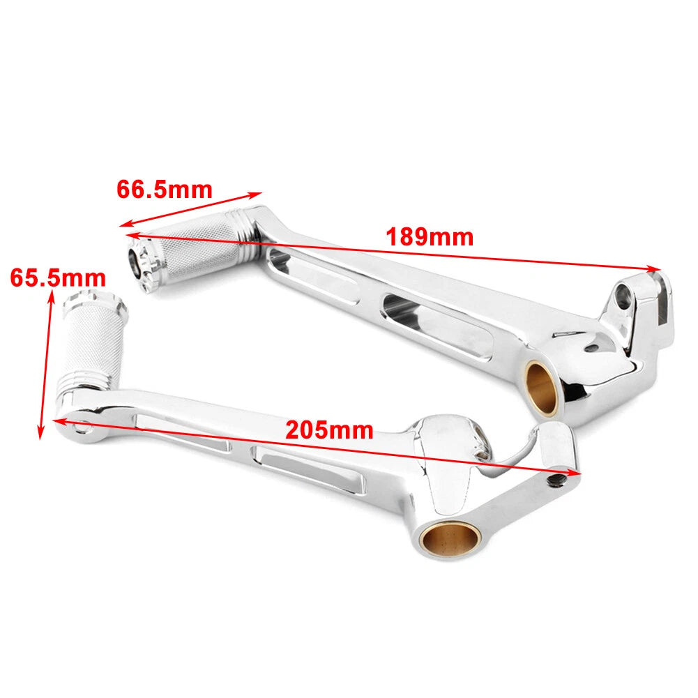 Chrome Brake Shifter Lever Arm Pedal Peg for Harley V-Rod (2002-2017)