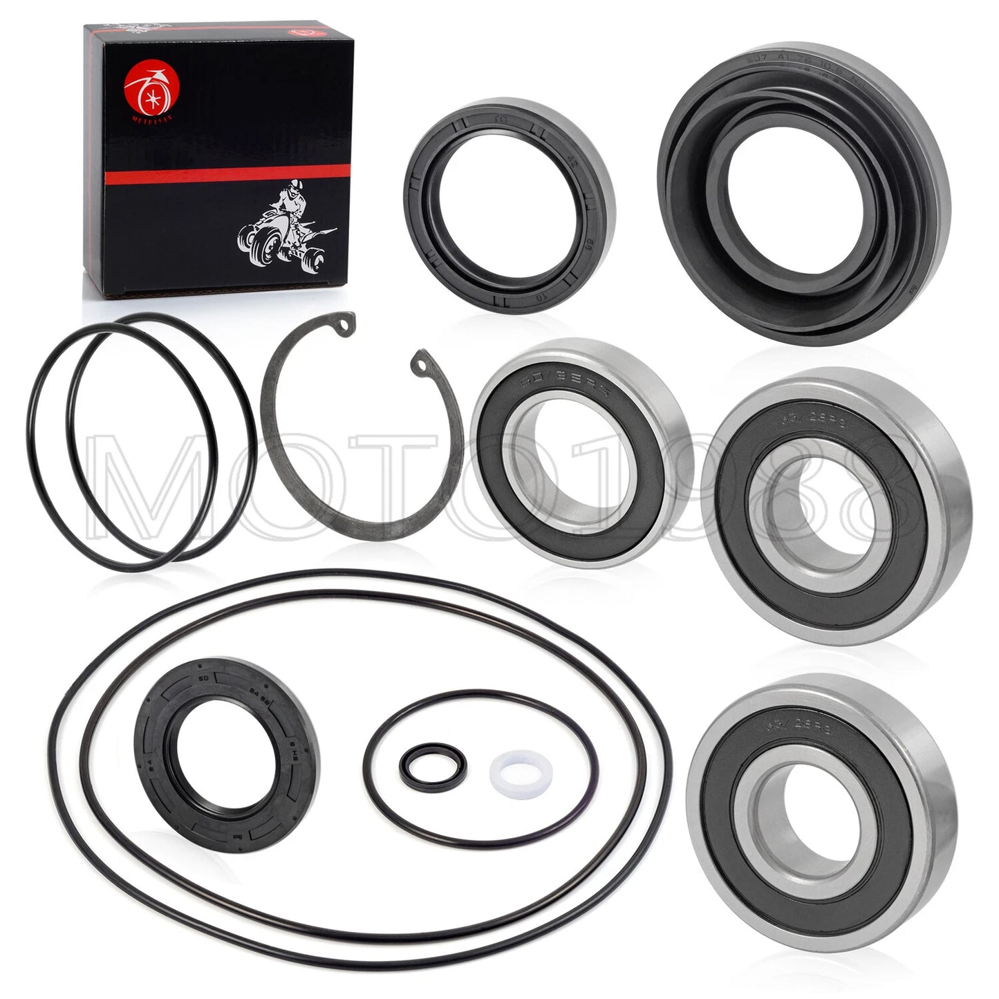 Rear Axle Brake Drum Seal Bearing Kit for Honda Rancher 350 TRX350 FE/FM