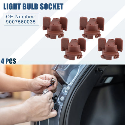 4x Car Light Bulb Socket for Toyota 4Runner Limited (2010–2013)