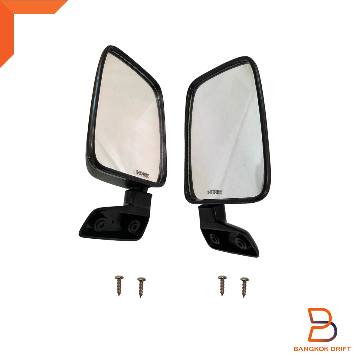 Left Right Side Door Wing Mirror Black for Daihatsu Hijet Pickup (1981-2023)