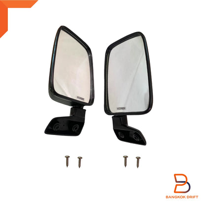 Left Right Side Door Wing Mirror Black for Daihatsu Hijet Pickup (1981-2023)