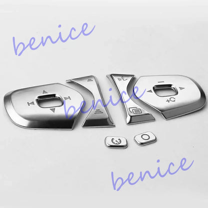 Alloy Steering Wheel Control Button Cover Trim for Volvo XC90 (2016–2024)