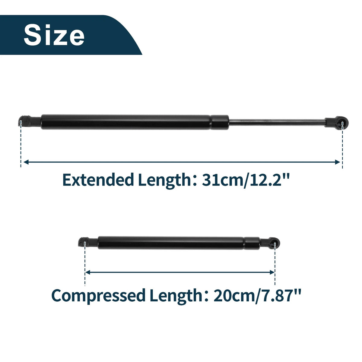 Front Hood Lift Supports Struts for BMW 525i/530i (2004 - 2007)