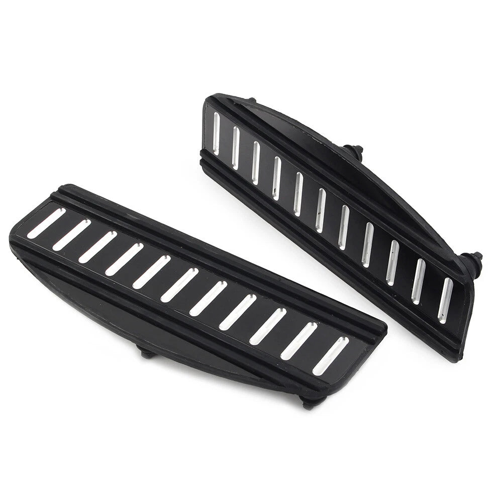 Rubber Floorboard Footboard Kit for Harley Touring FLHR 1986-2019 Black