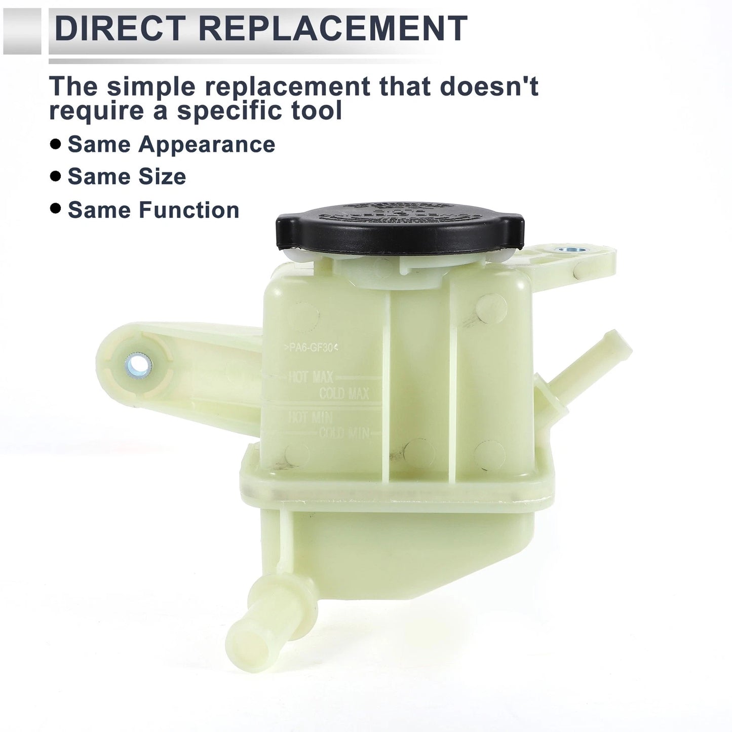 Power Steering Reservoir for Subaru Legacy (2010-2014) 1 Pc Beige