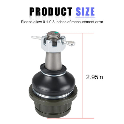 2 x Front Lower A Arm Ball Joint for Kawasaki Mule 600 610 (1999–2010)