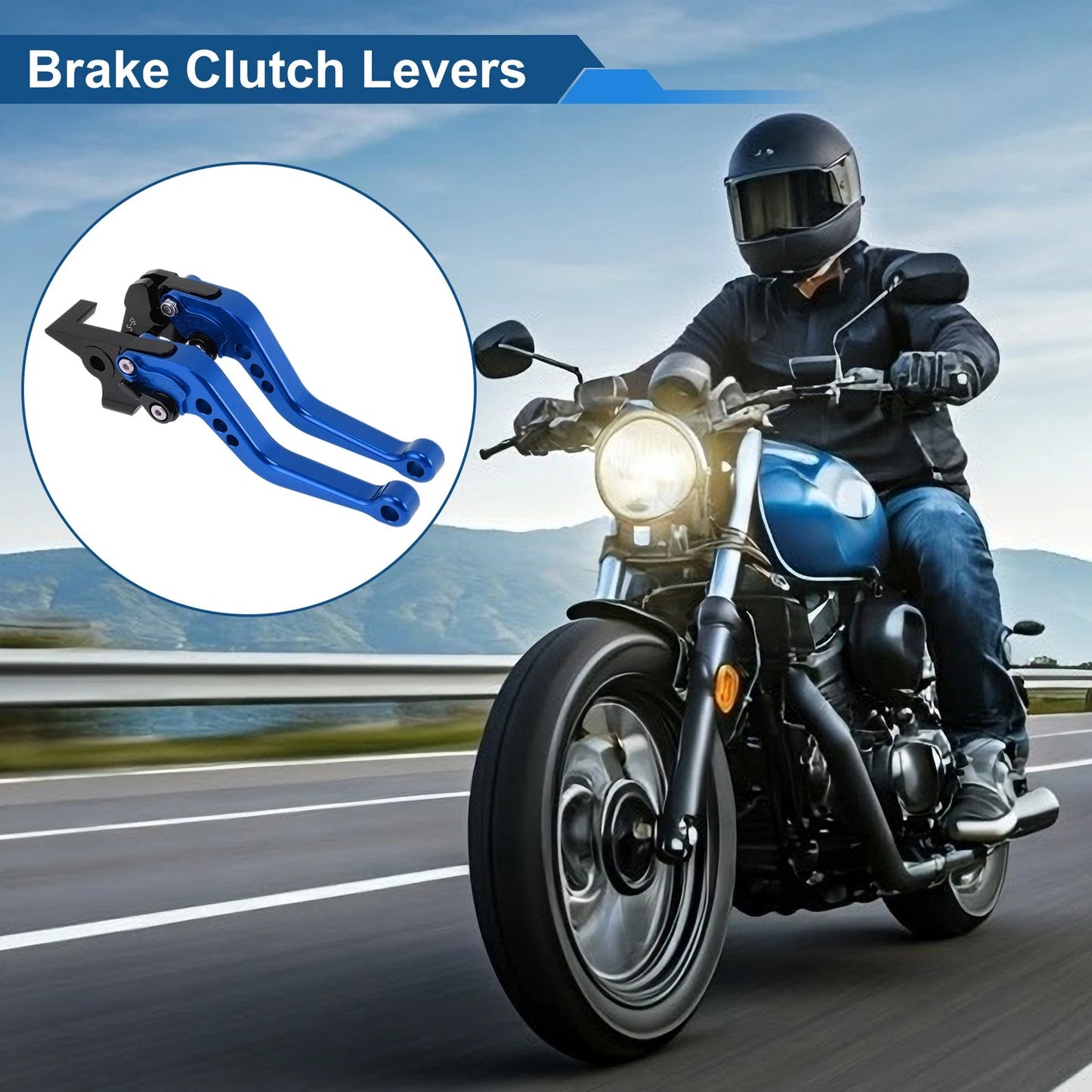 Short Brake Clutch Levers for Yamaha MT-10/FZ-10 (2017–2021)