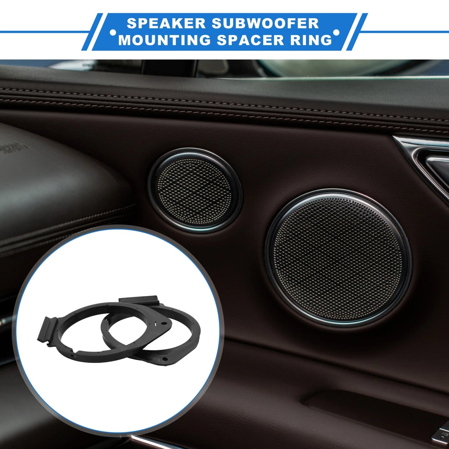 Speaker Spacer Ring / 2 x 6.5'' / Tweeter Spacer Adapter for Hummer H2