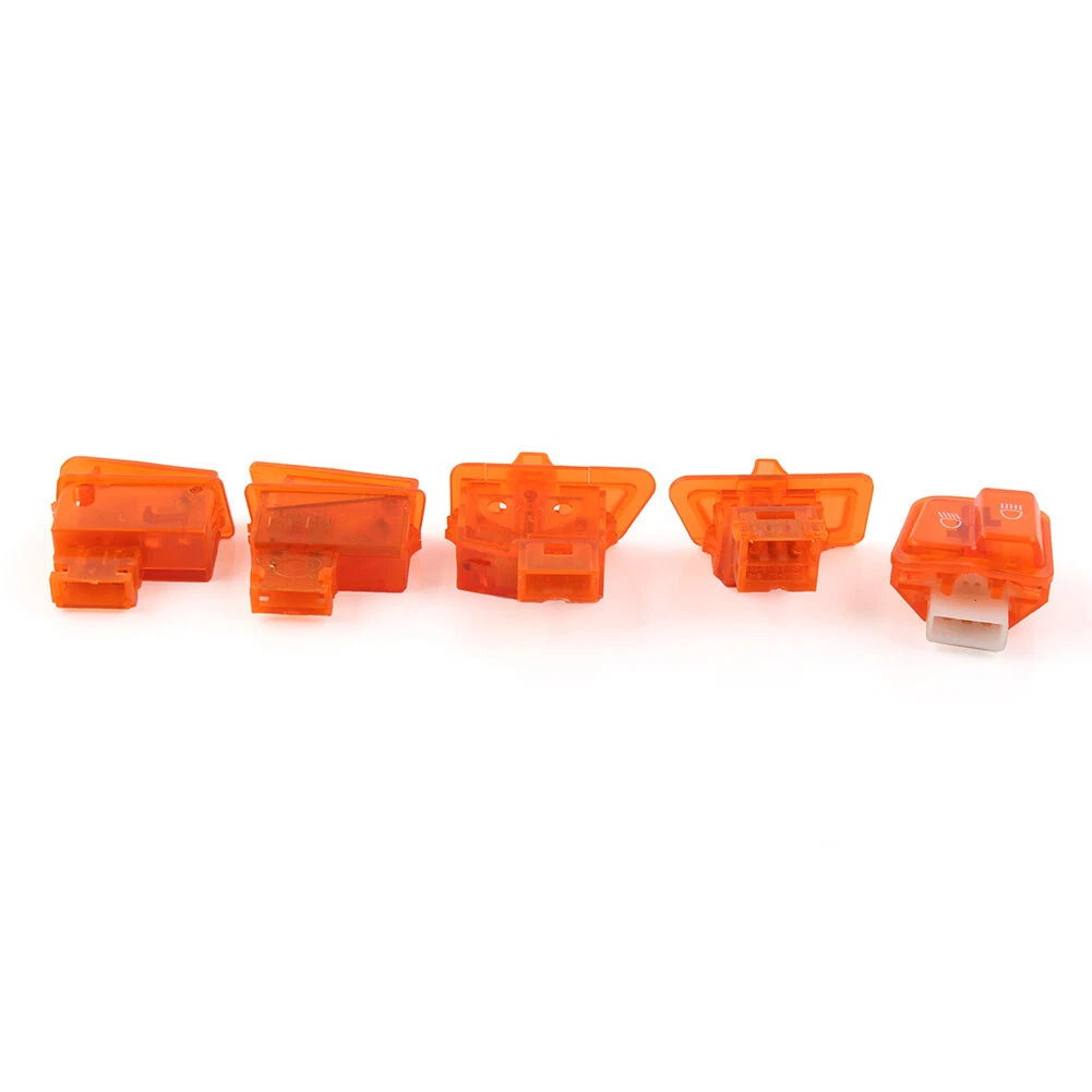5Pcs Turn Signal Headlight Ignition Horn Switch Caps for GY6 50 125 150cc