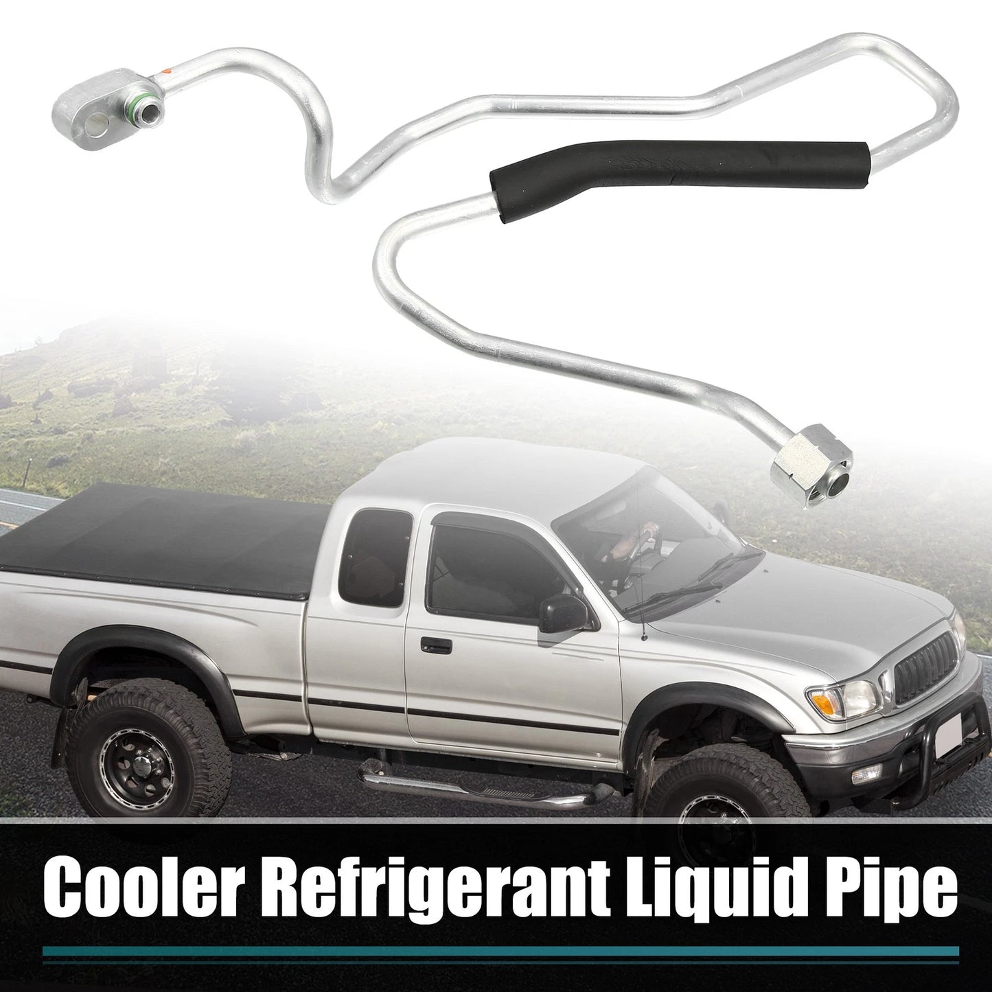 A/C Hose Pipe Cooler for Toyota (88716-04103) Black