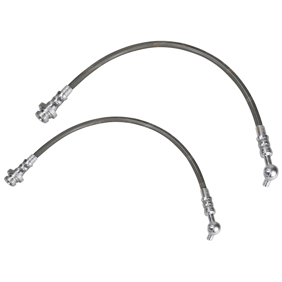 Front Left & Right Braided Brake Lines for Patrol GQ Y60 + Ford Maverick